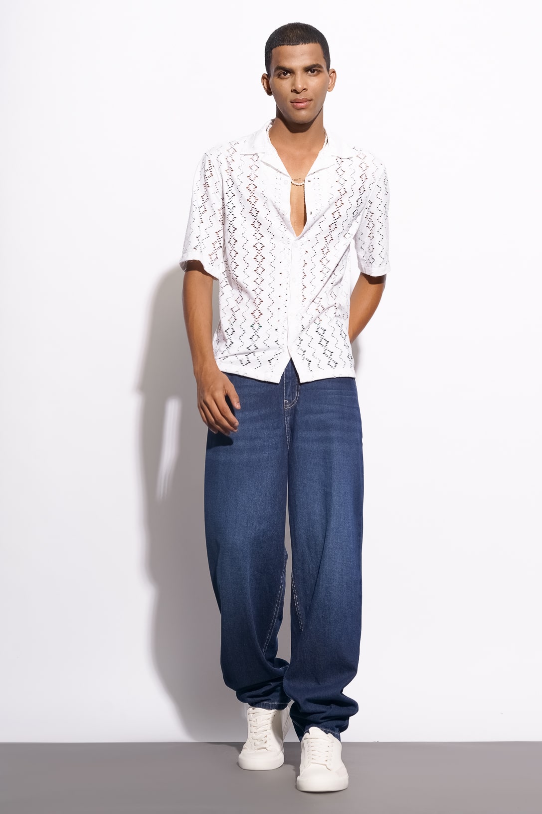 MEN'S DARK SLOUCHY JEANS