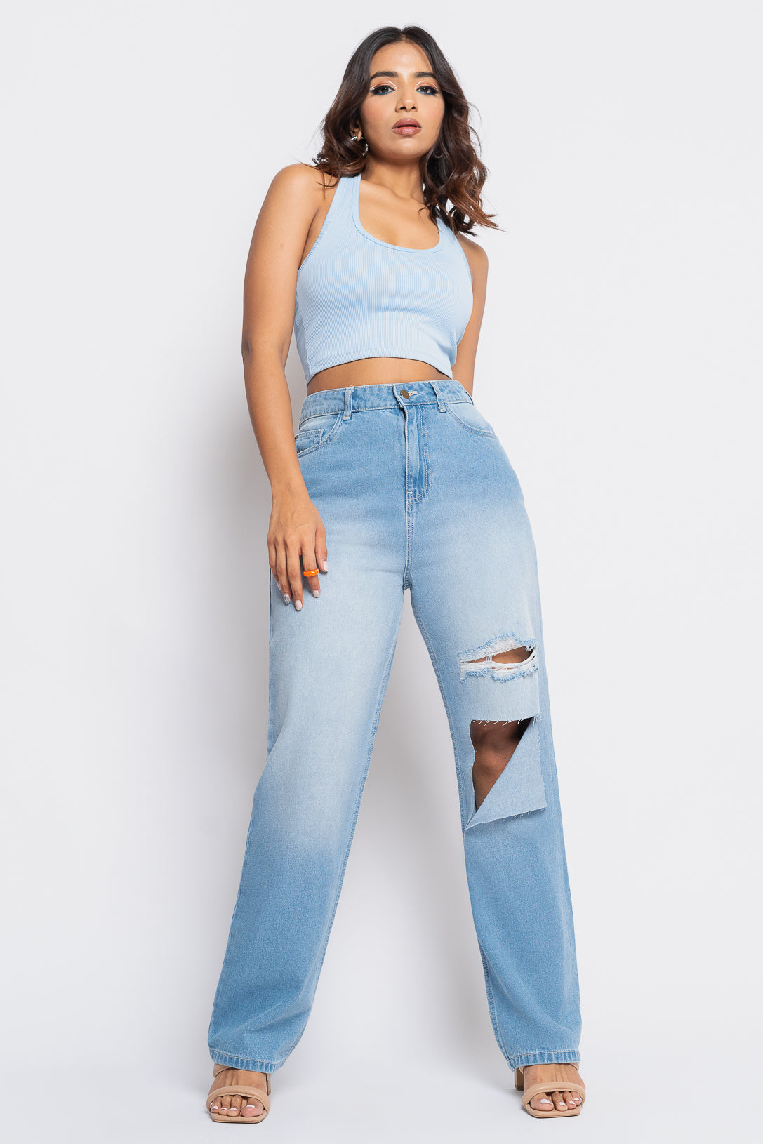 PLACID BLUE STRAIGHT JEANS