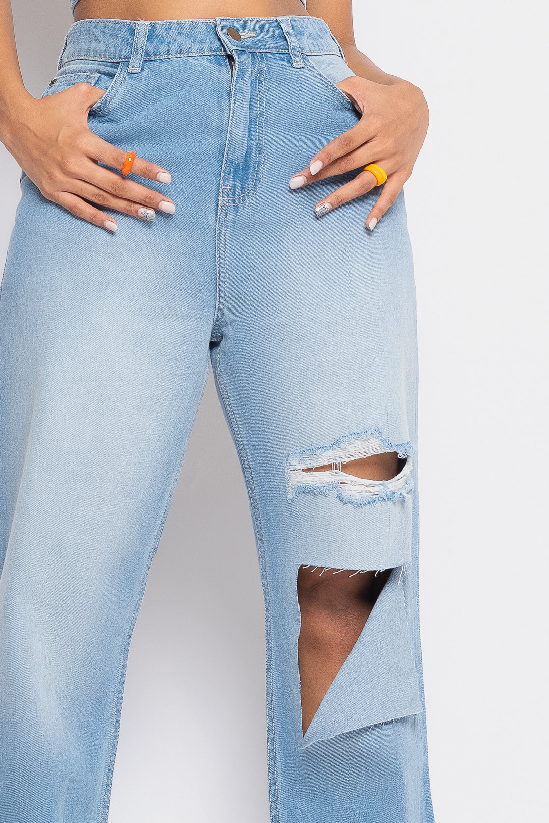 PLACID BLUE STRAIGHT JEANS