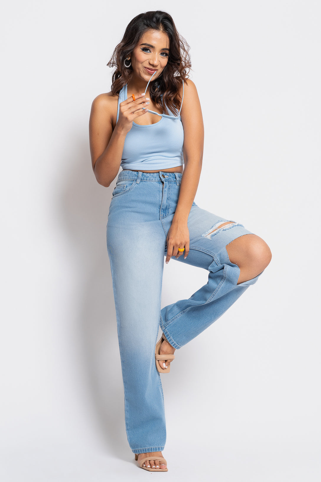 PLACID BLUE STRAIGHT JEANS