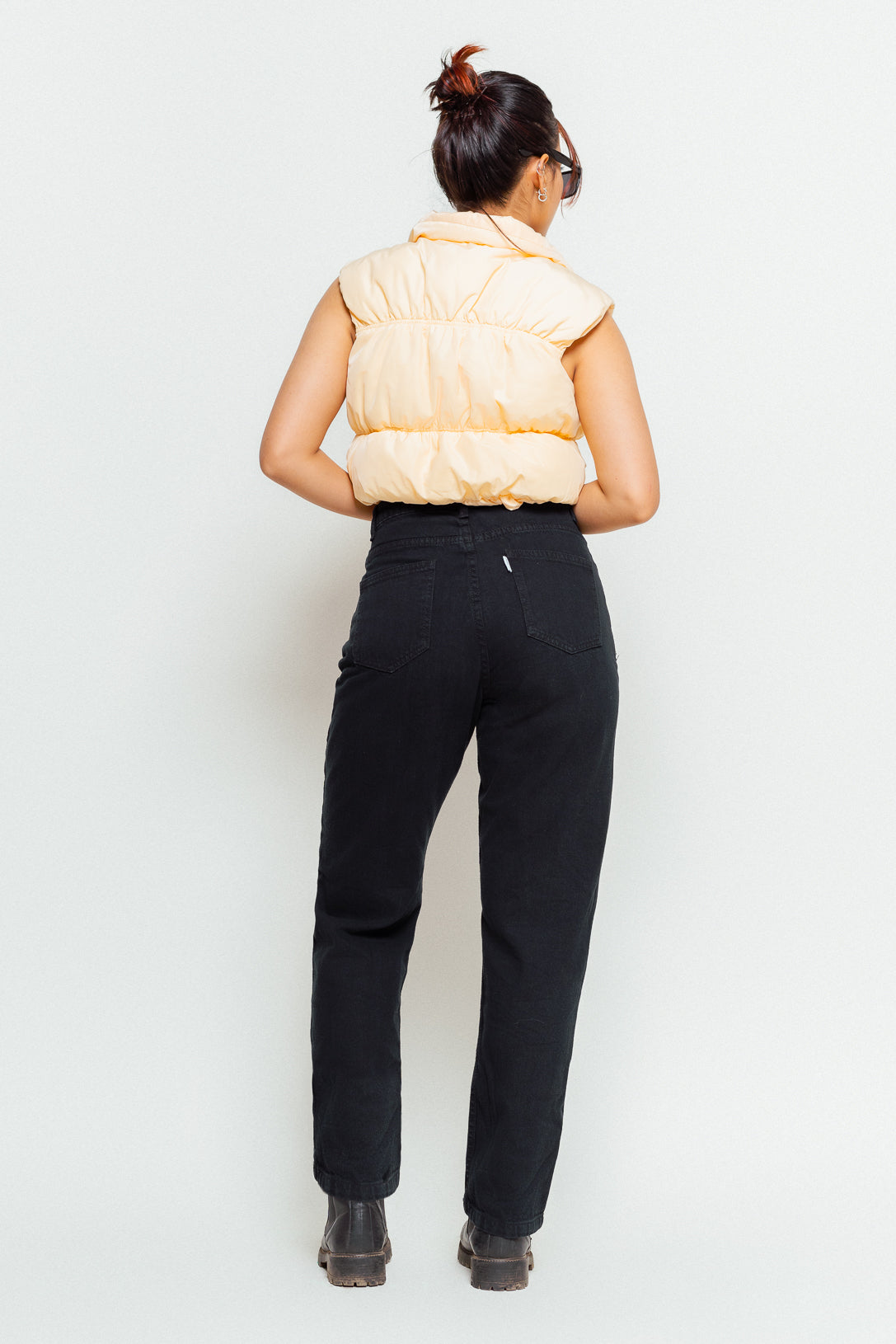 Black High Rise Women's Slim Jeans
