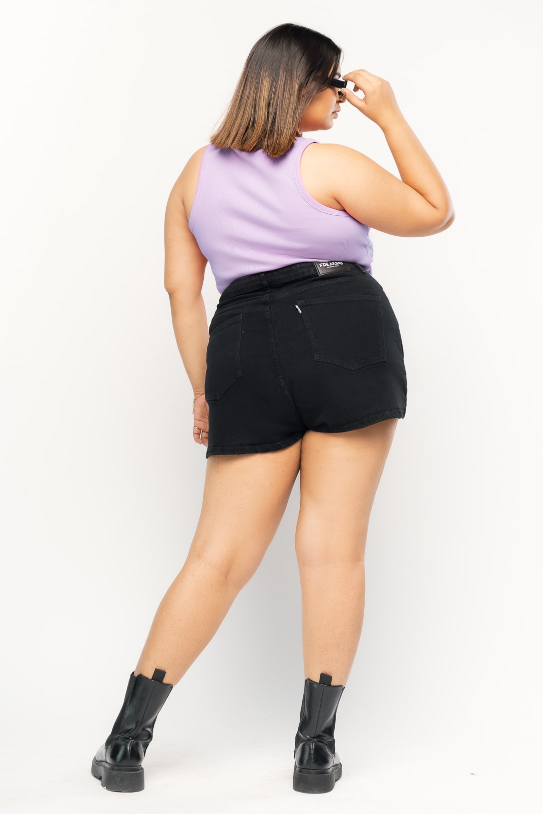 Curve Pitch Black Shorts