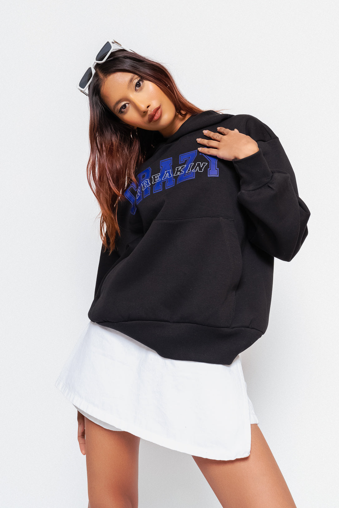 CRAZY BLUES HOODIE