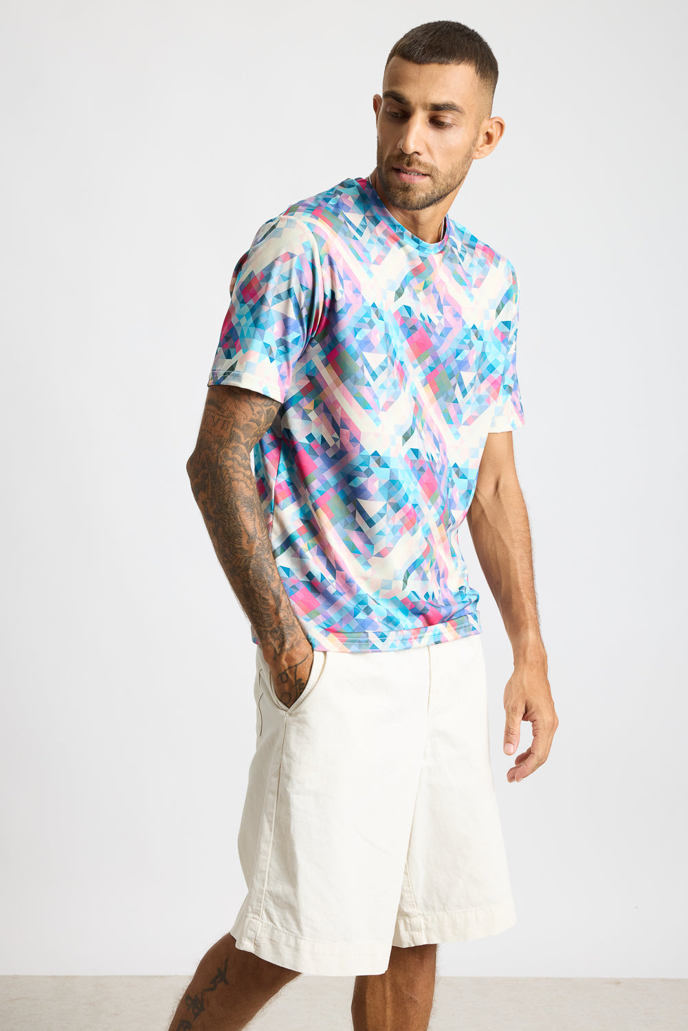 Printed Men's T-Shirt - Pop Prism