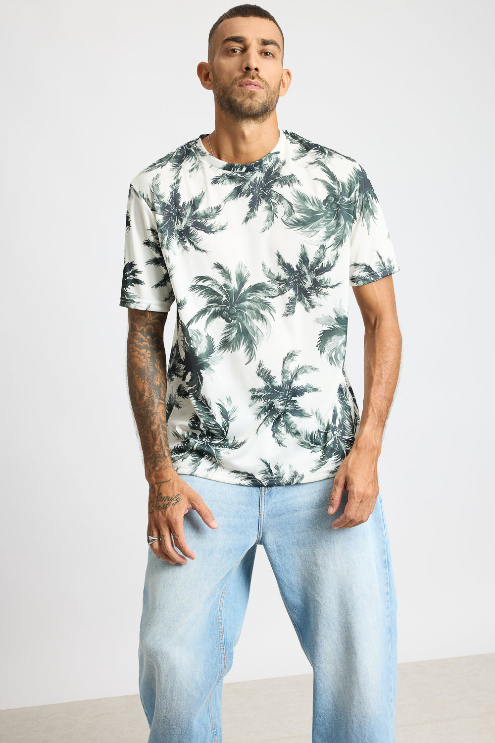 AOP Men's T-shirt - Tropical Sunset