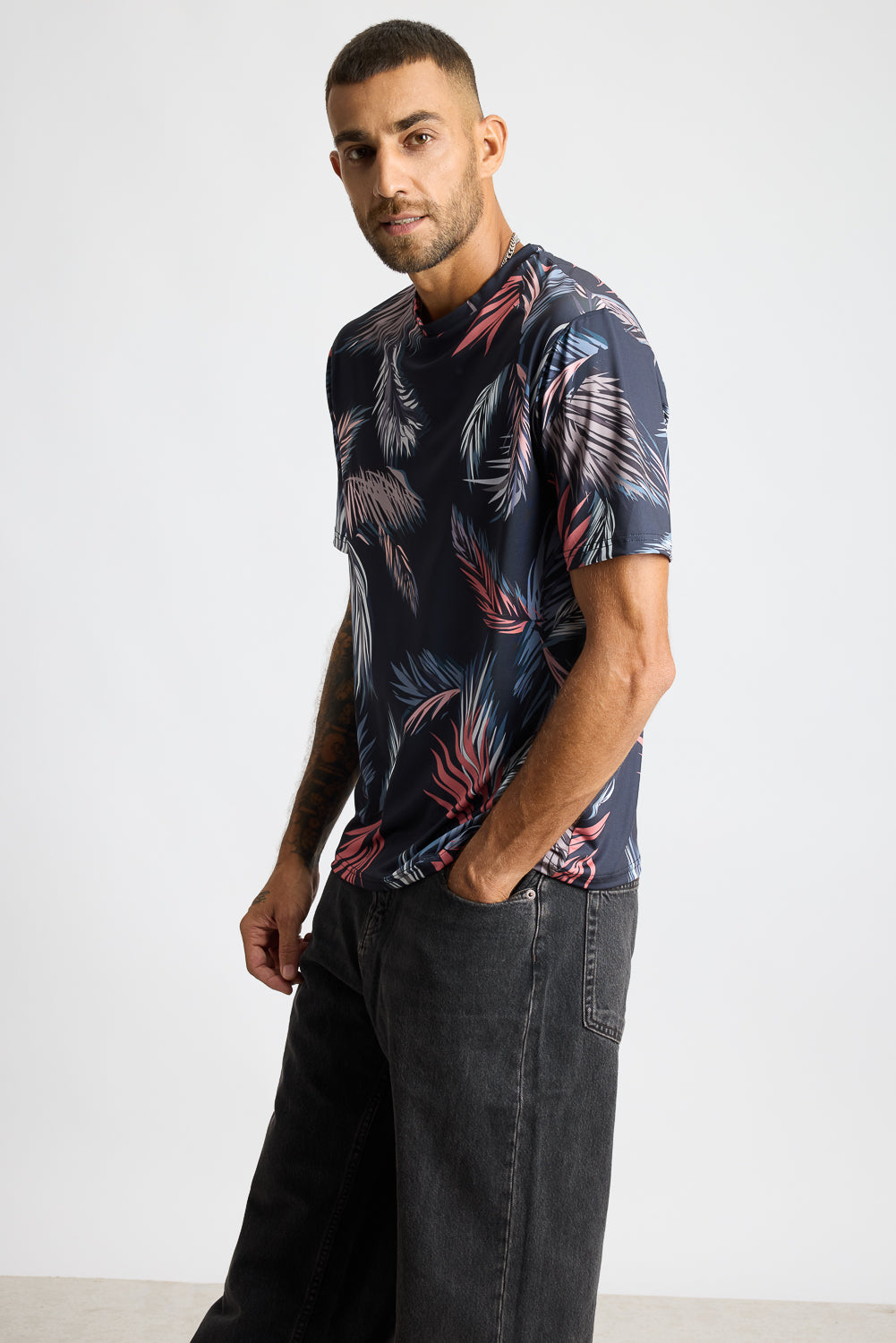 AOP Men's T-shirt - Leafy