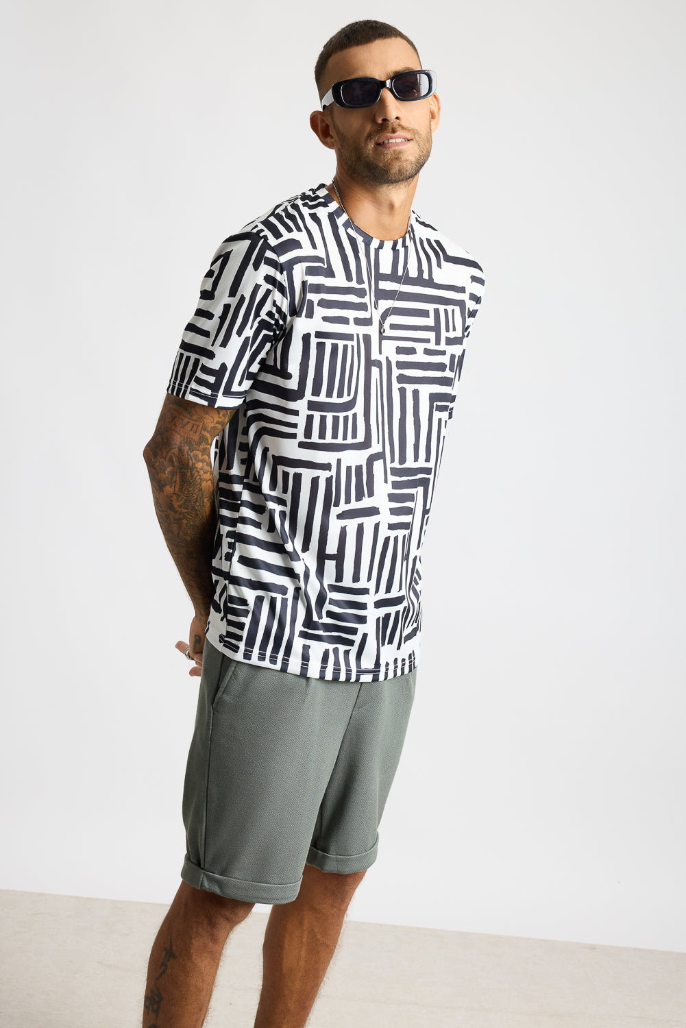 Printed Men's T-Shirt - Mazes