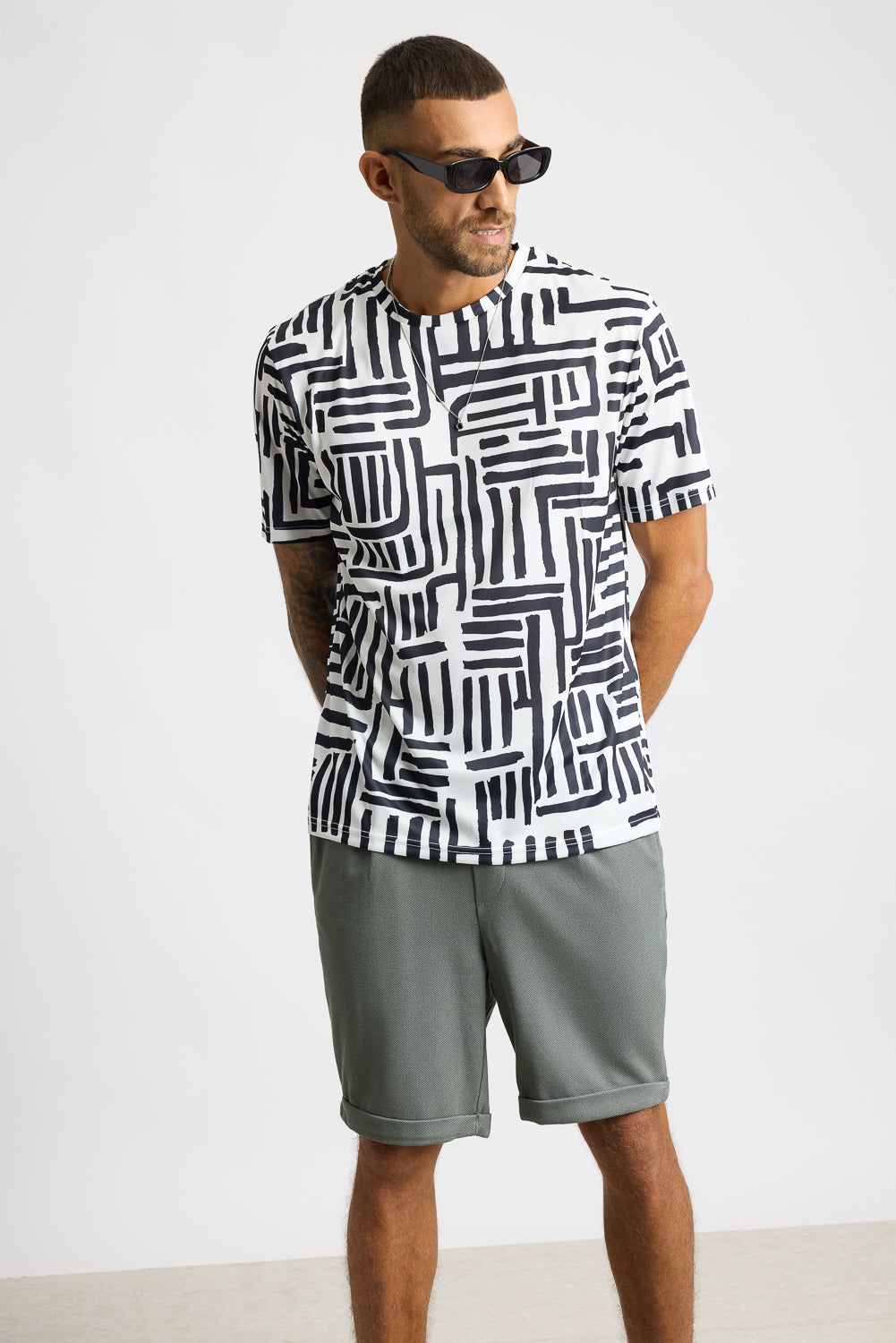 Printed Men's T-Shirt - Mazes