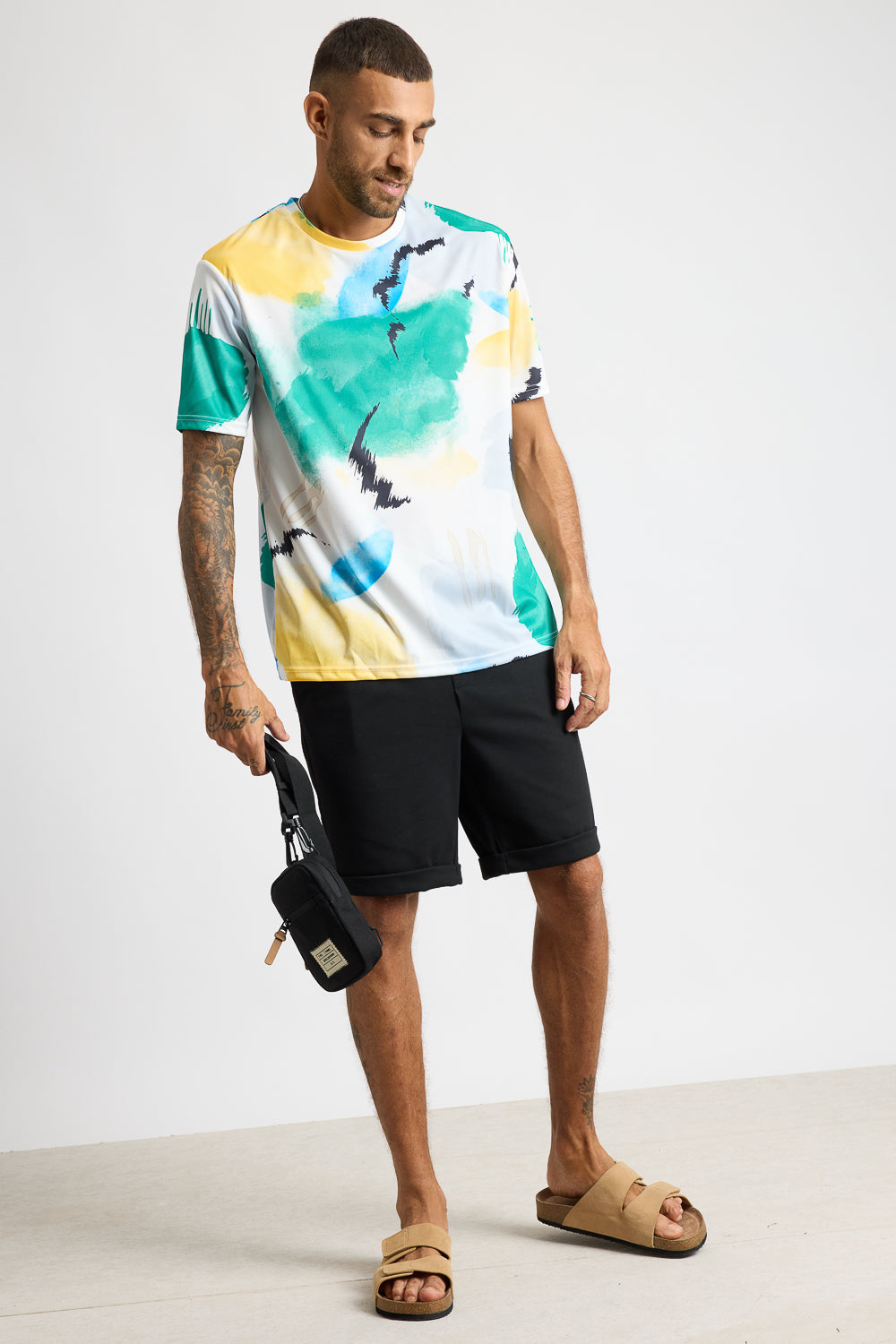 AOP Men's T-shirt - Water Colour effect