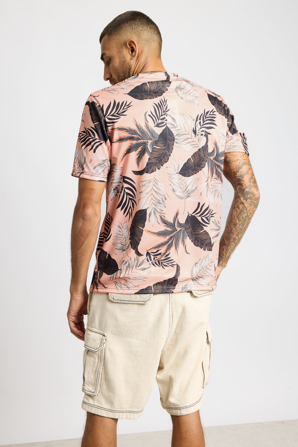 AOP Men's T-shirt - Tropical Blaze