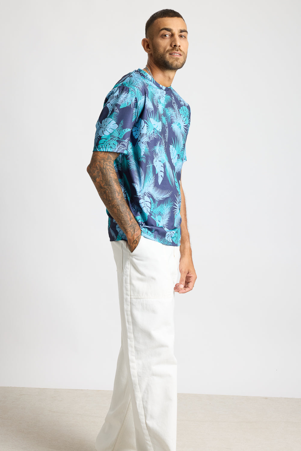 Printed Men's T-Shirt - Botanic Bliss