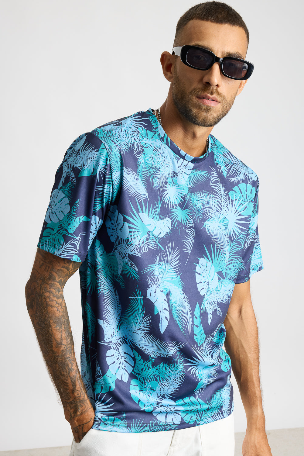 Printed Men's T-Shirt - Botanic Bliss