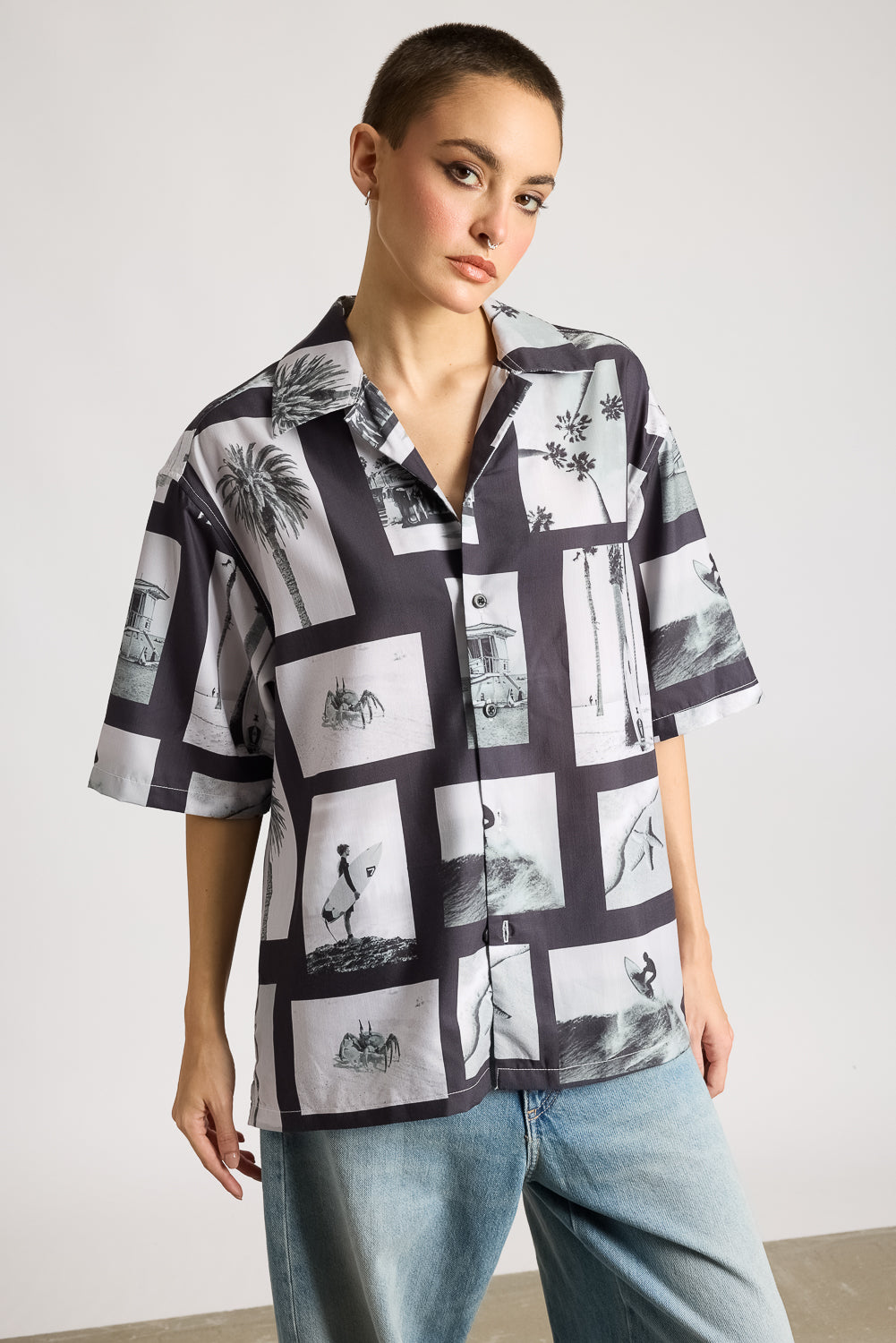 Monochrome Tidal Women's Shirt
