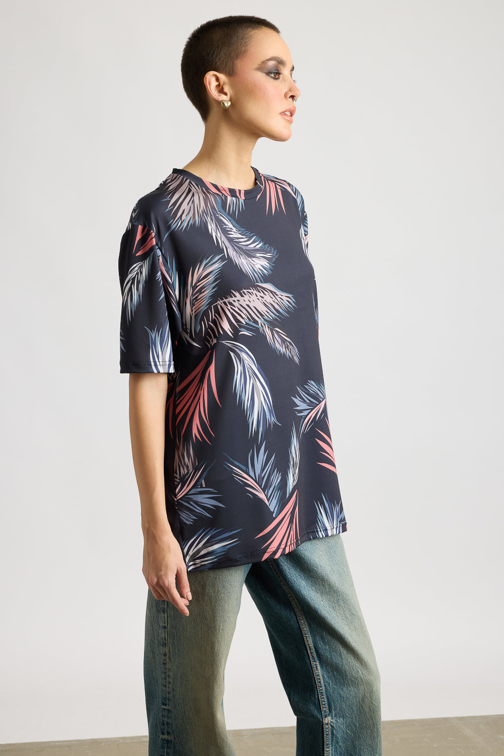 Printed Women's T-Shirt - Leafy