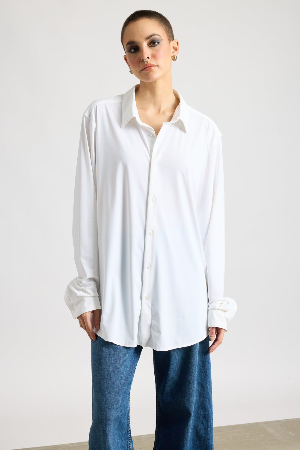 Breezy Relaxed Classic White Shirt