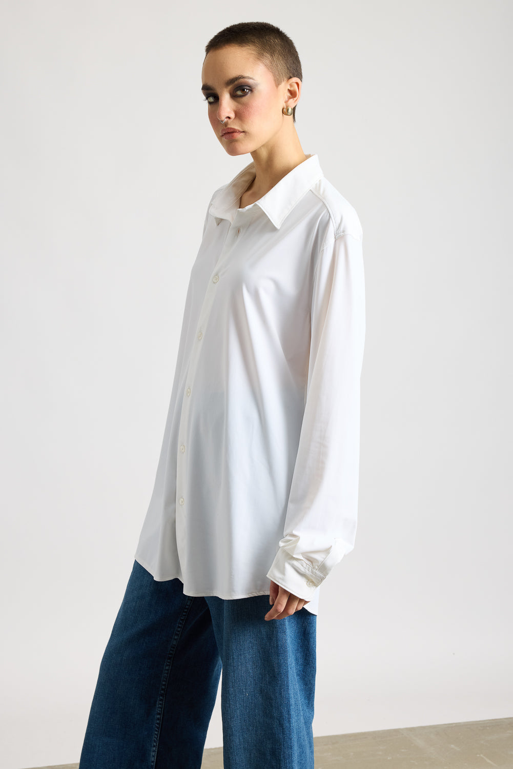 Breezy Relaxed Classic White Shirt