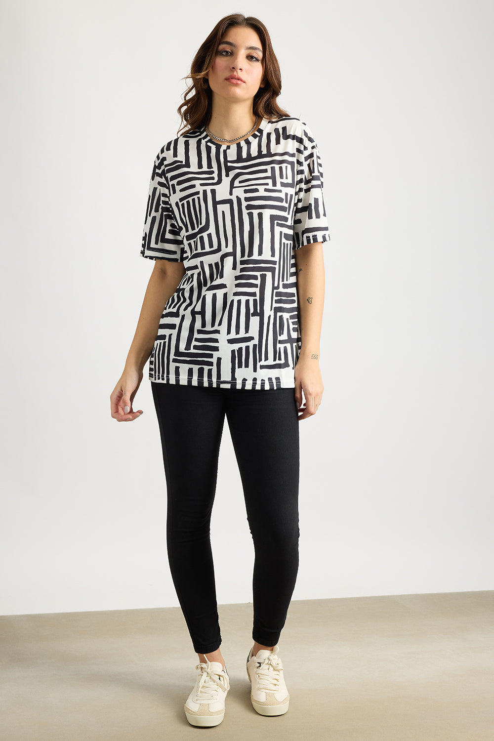 Printed Women's T-Shirt - Mazes