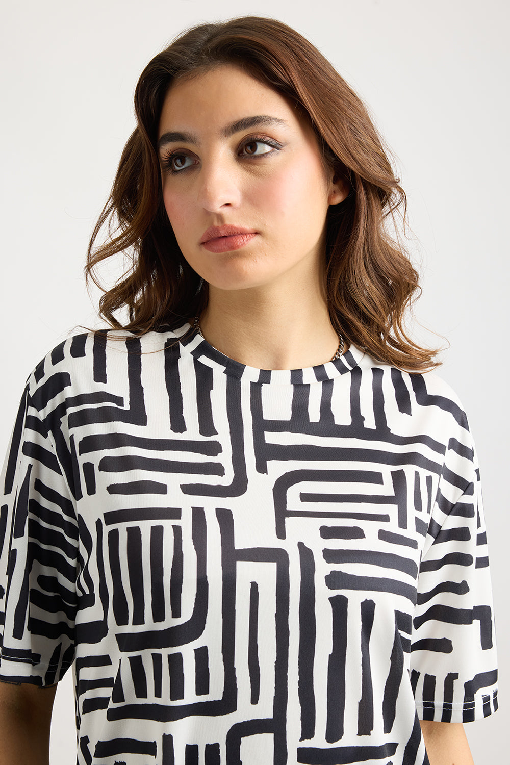 Printed Women's T-Shirt - Mazes