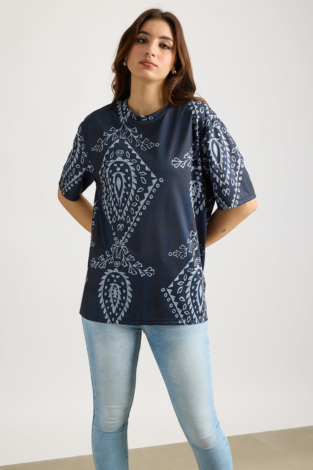 Printed Women's T-Shirt - Warli