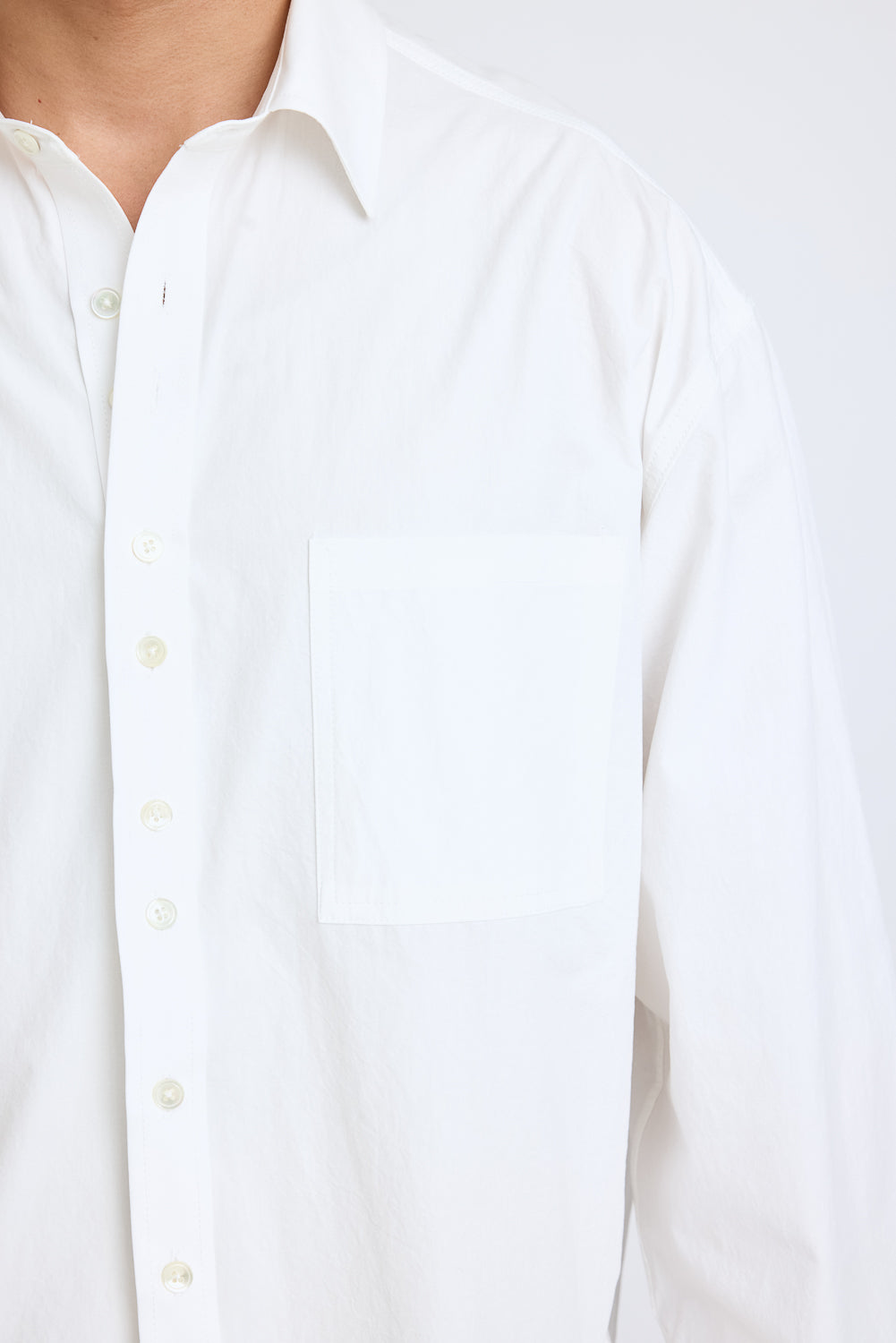 Men's Classic Solid White Shirt