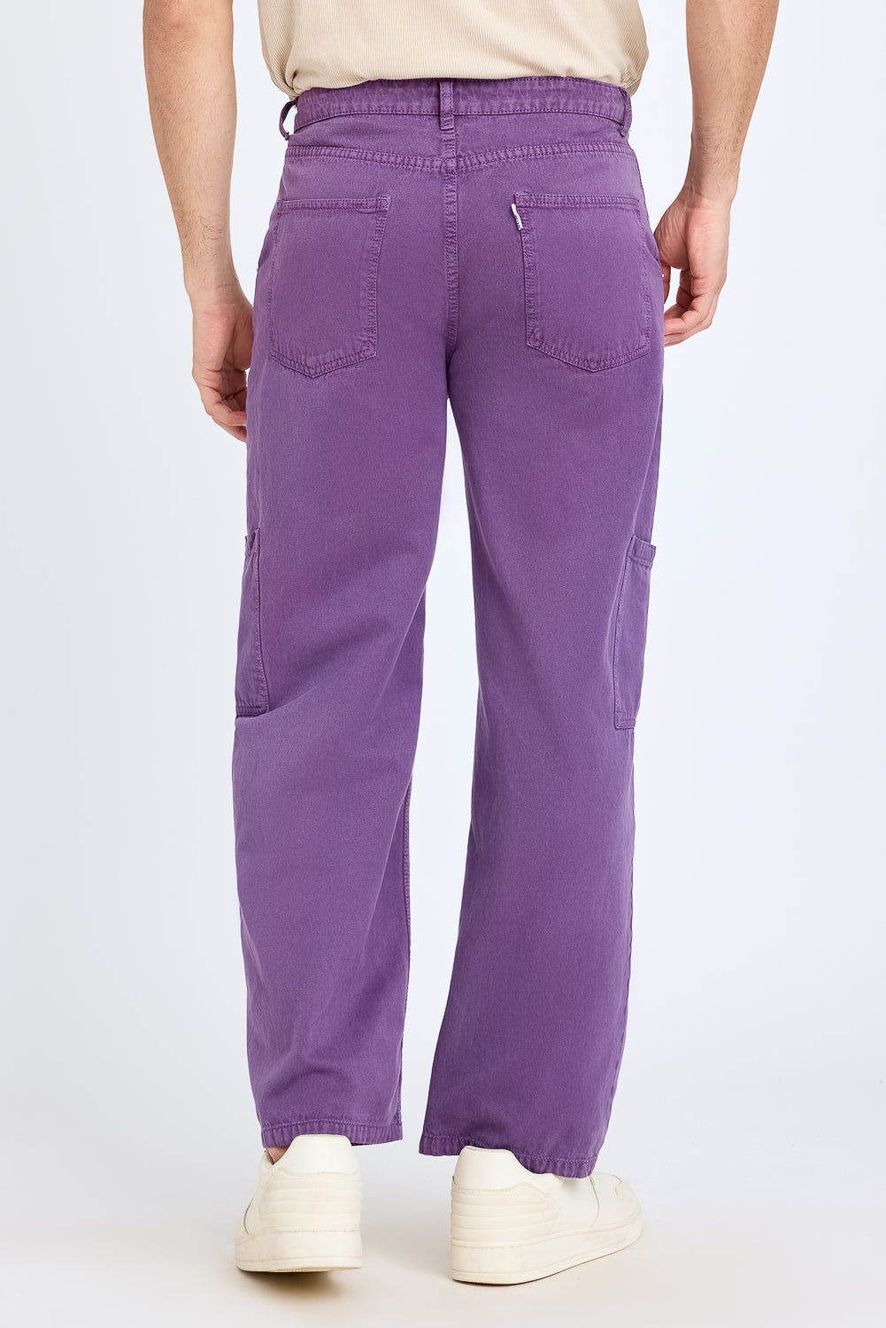 Lilac men's Cargo Jeans