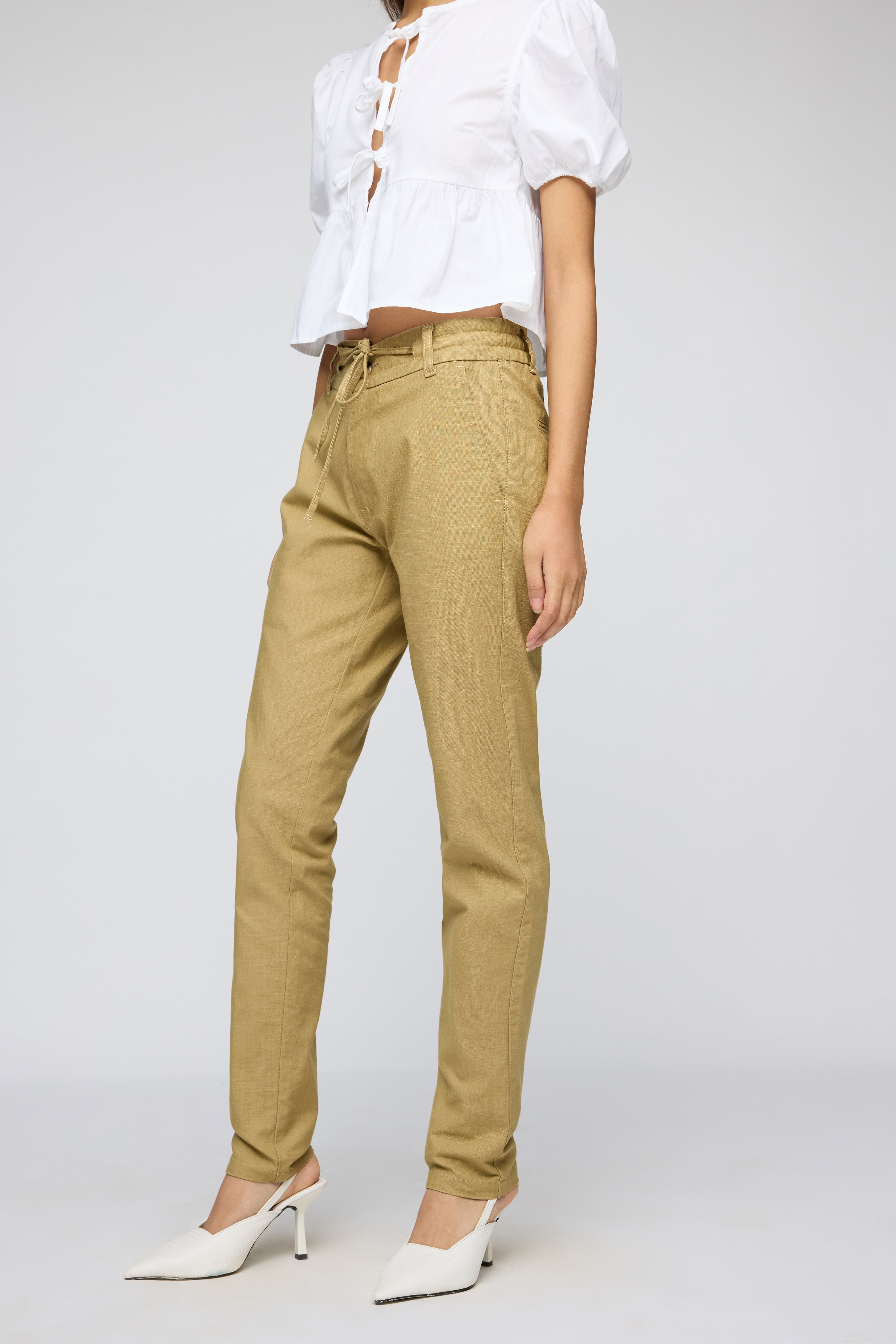 Women's Khaki Summer Joggers