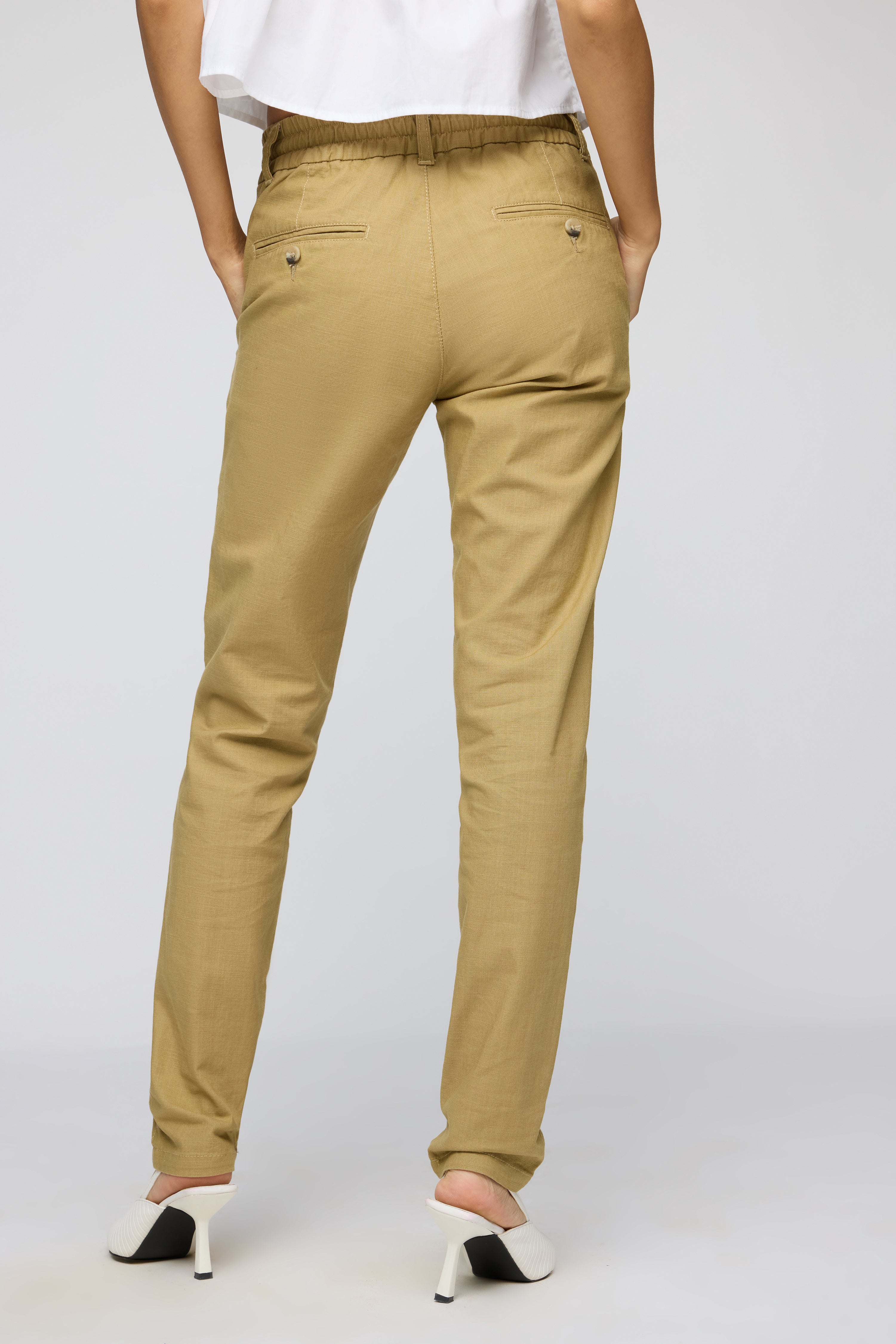 Women's Khaki Summer Joggers