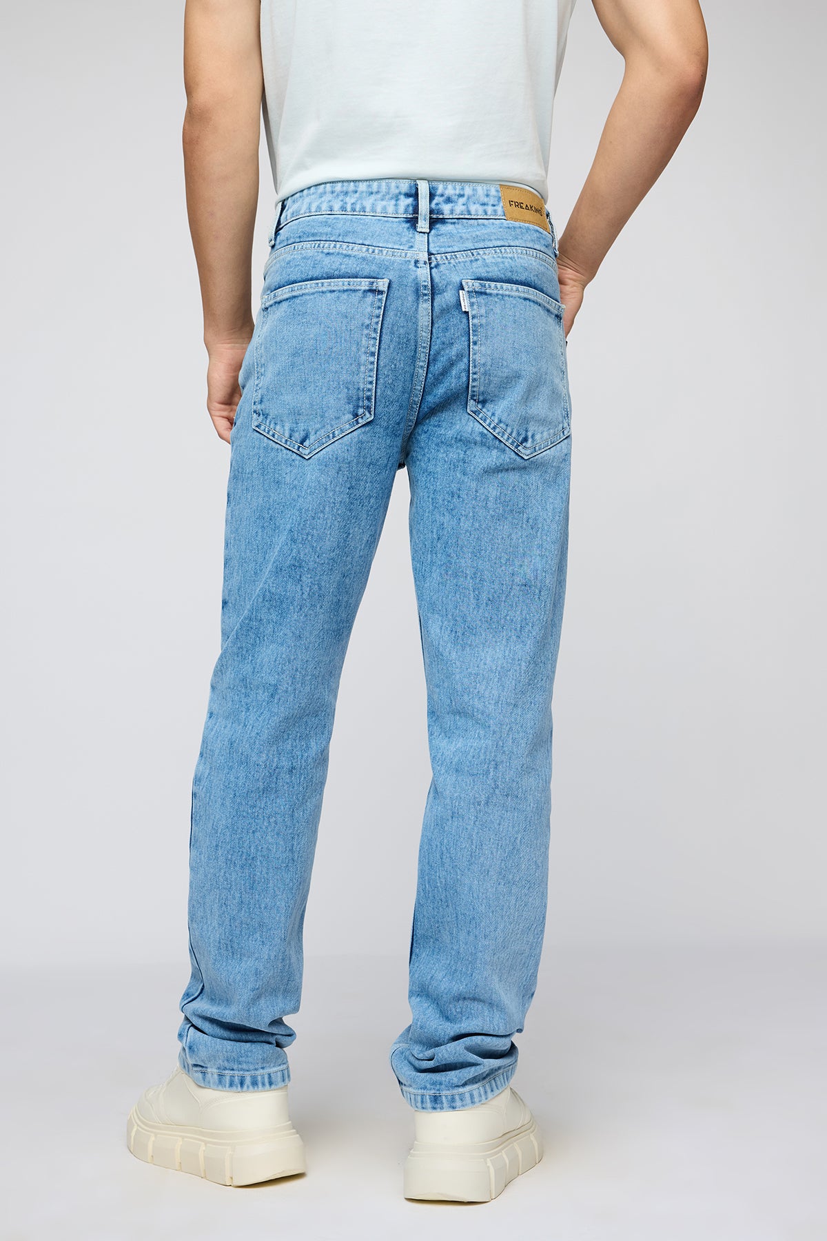 Clean Slate Yoke Panel Men's Straight Fit Jeans