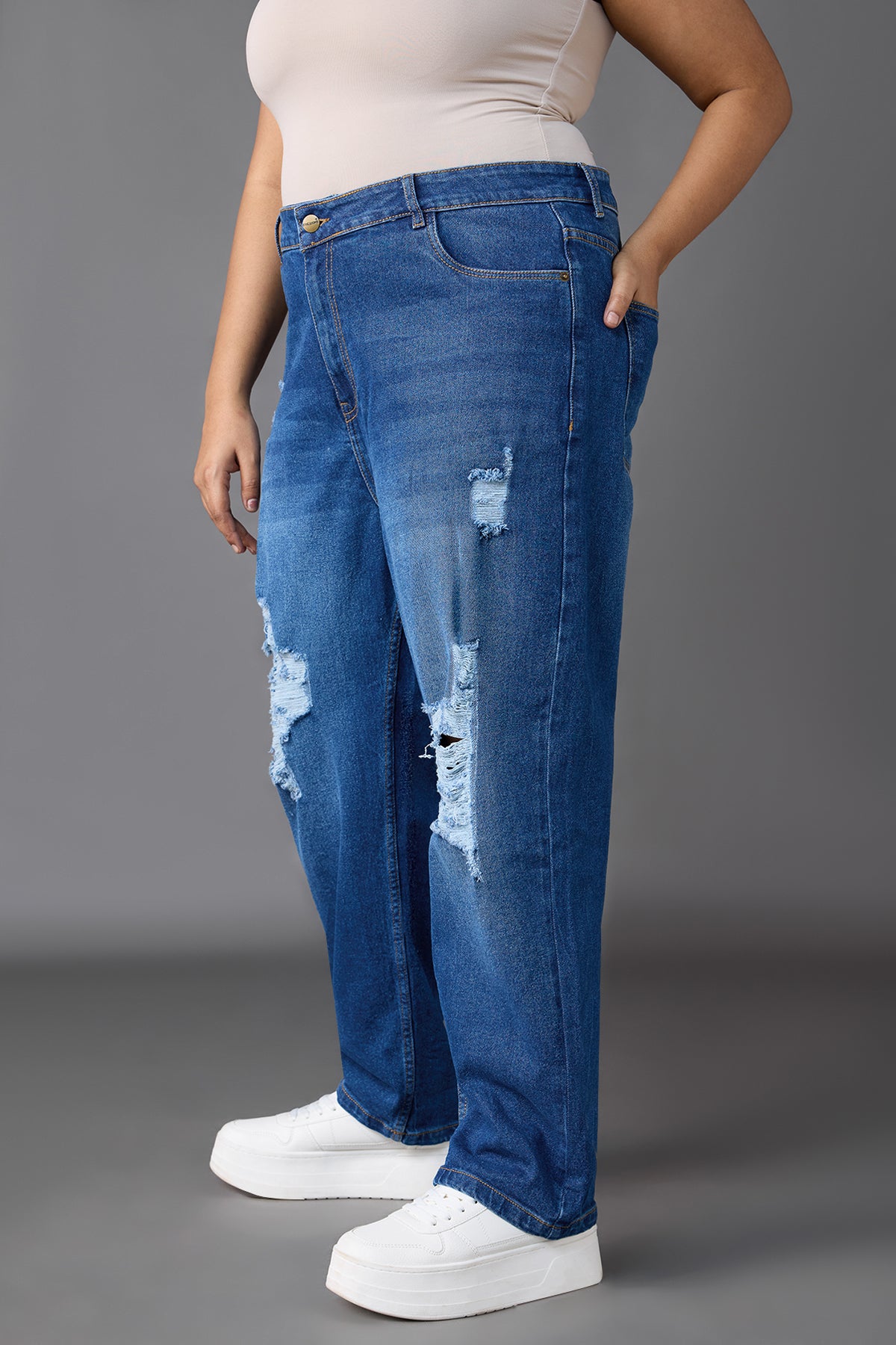 Retro Classic Curve Mom Jeans