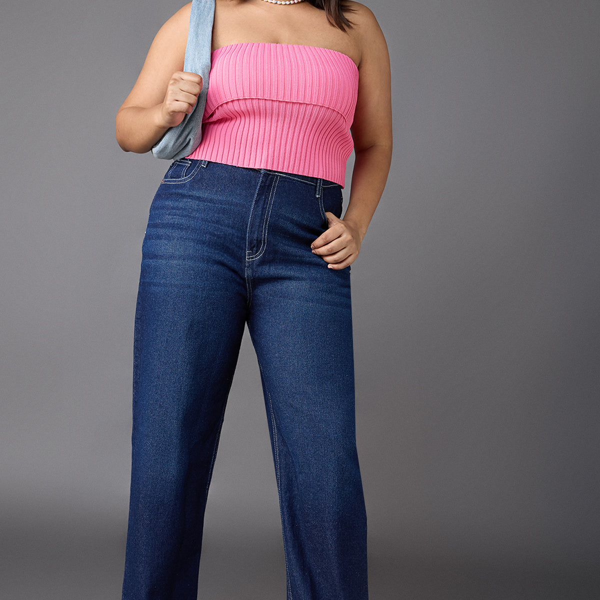 room306♡Curve Denim Pants Ssize blue room306♡Curve Denim Pants Ssize blue Portia In Joan Blue | 7 For