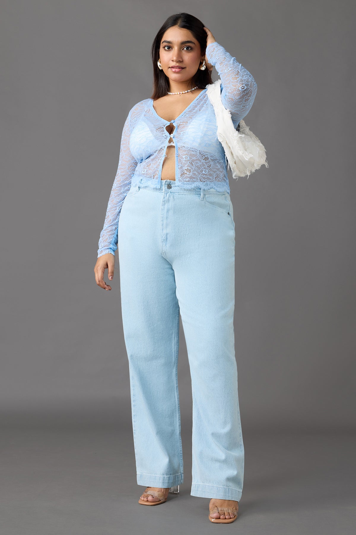 Curve Summer Blues Straight Jeans