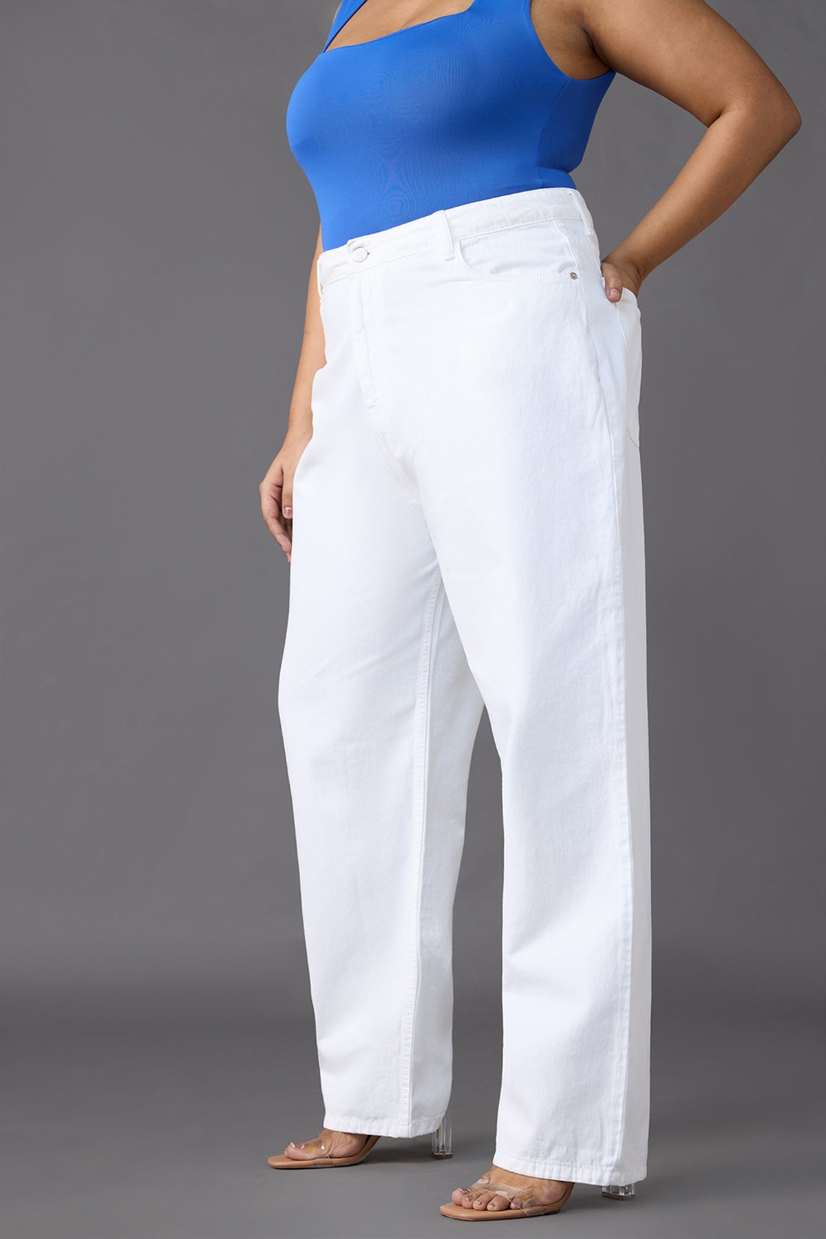 Frosty Curve Straight Leg Pants