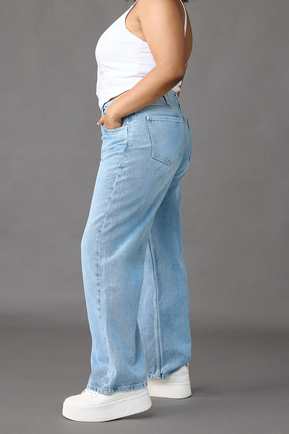 Skyline Sculpt Light Blue Curve Straight Jeans