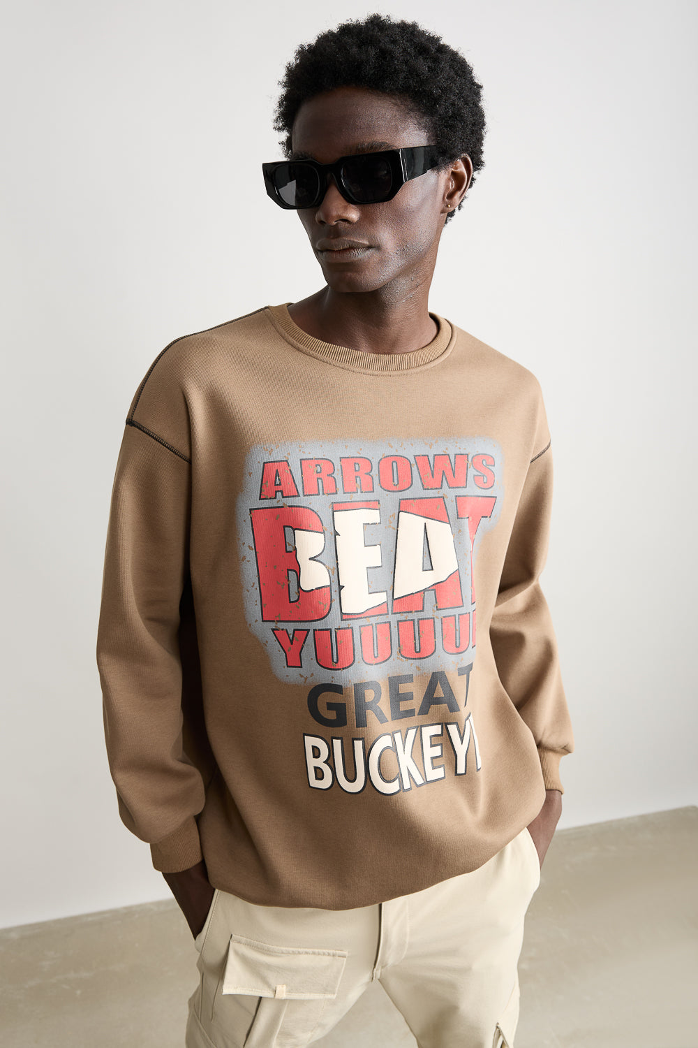 Oversized Vivid Men's Sweatshirt