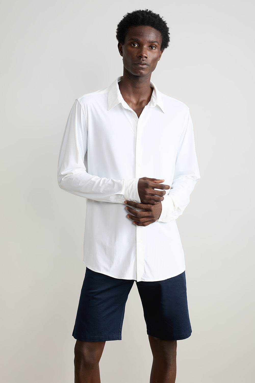 Men's Polyamide Shirt - White
