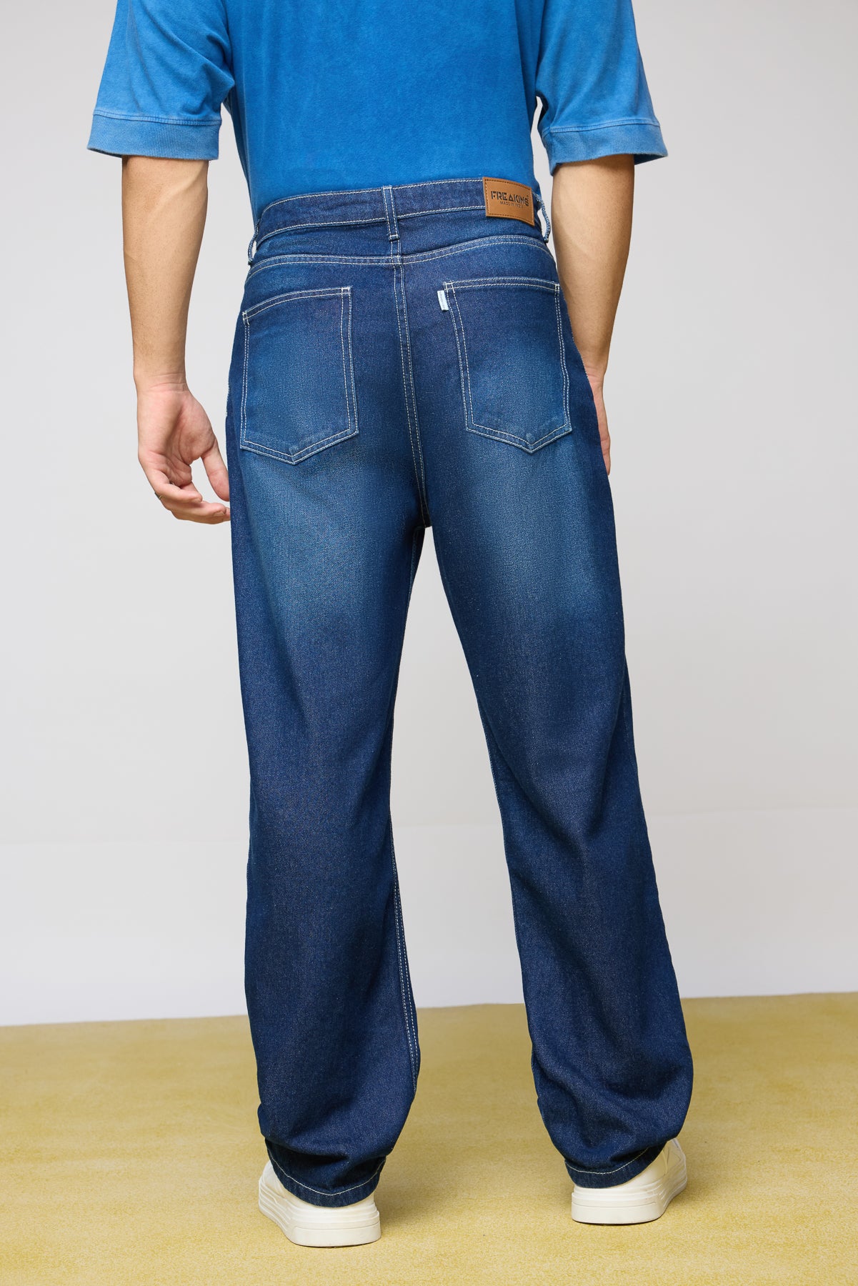 Timeless Blue Men's Straight Jeans