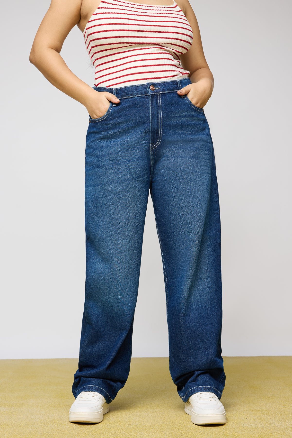 Perennial Blue Straight Leg Jeans