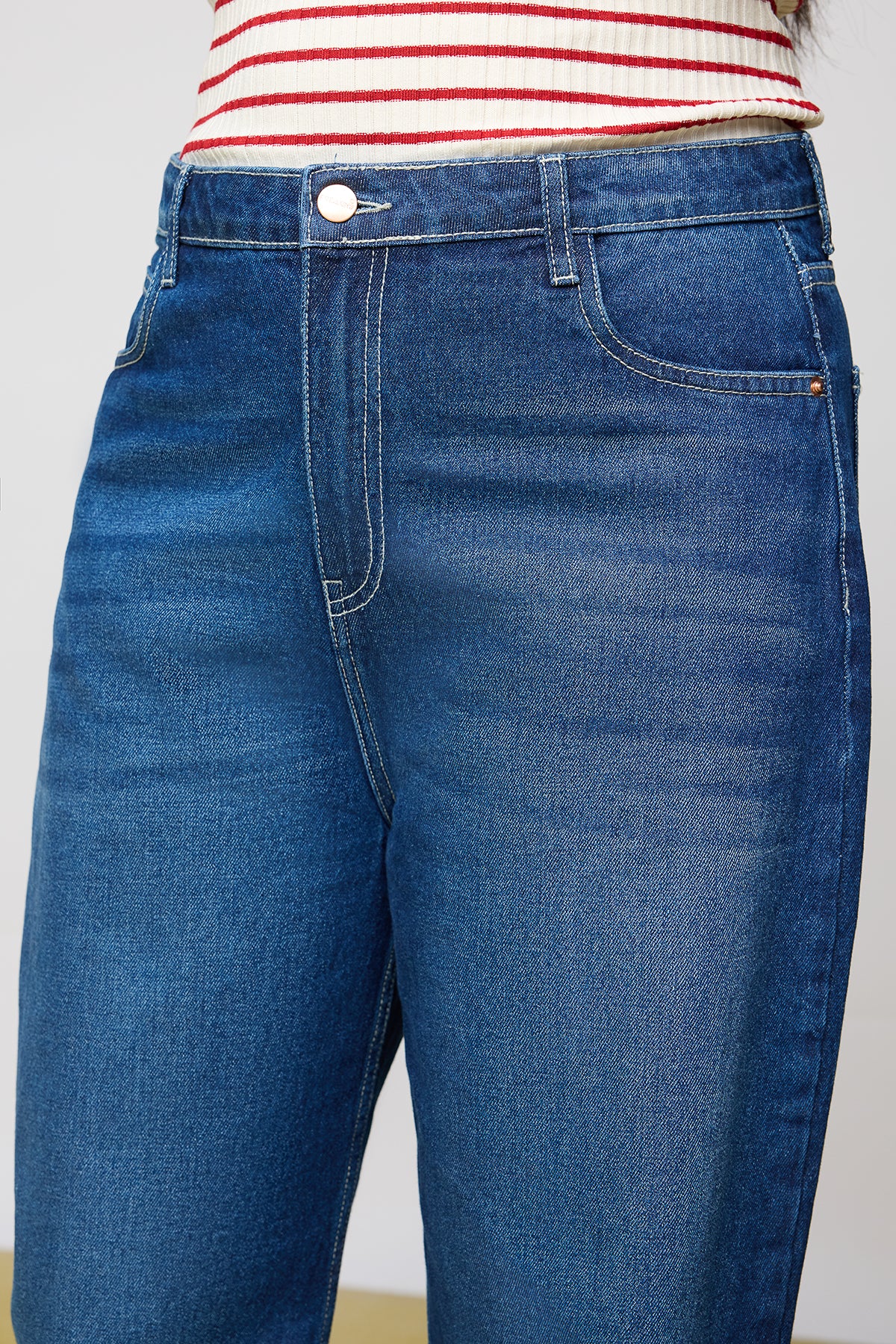 Perennial Blue Straight Leg Jeans