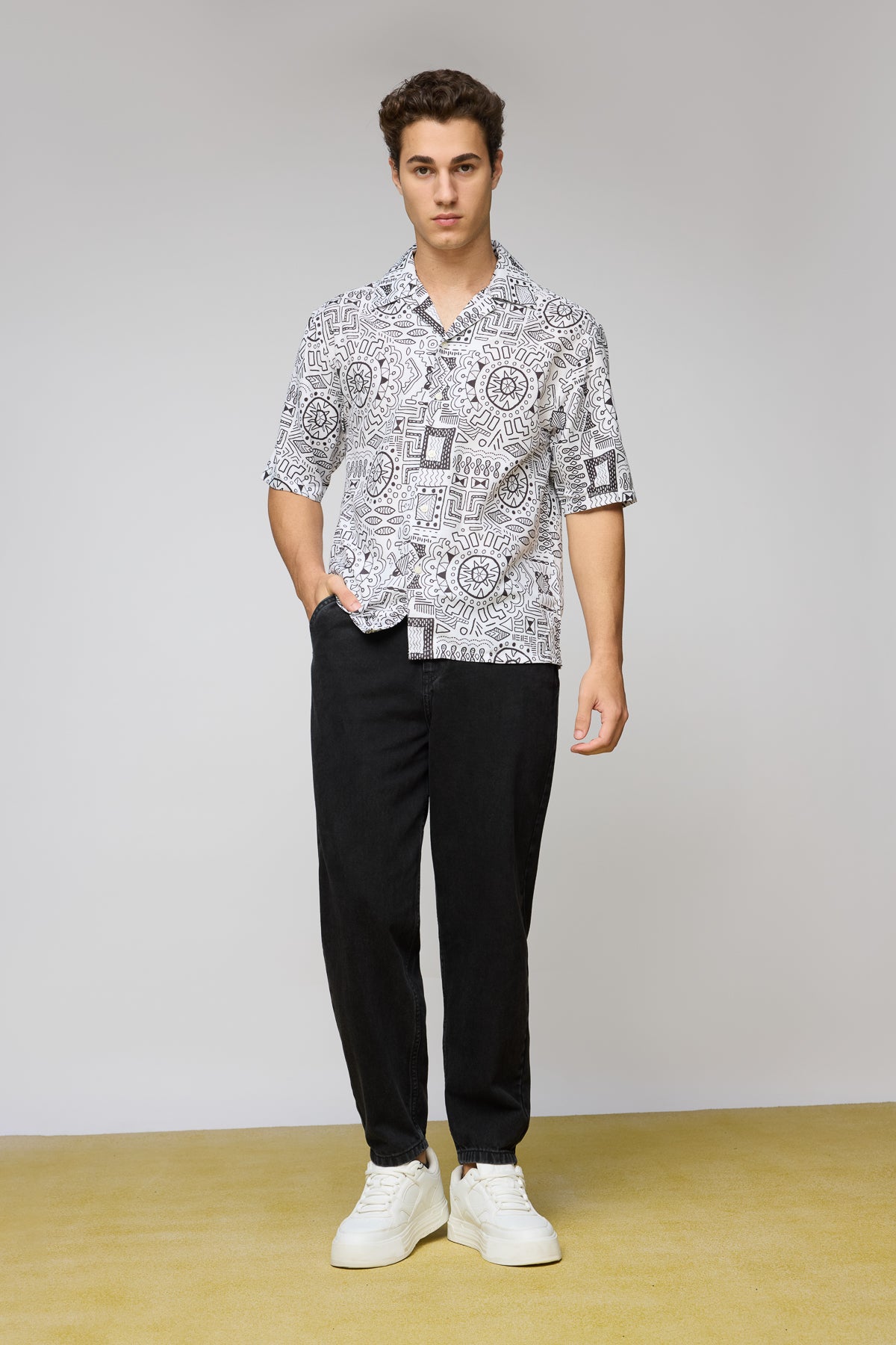 Neo Nomad Men's Resort Collar Shirt