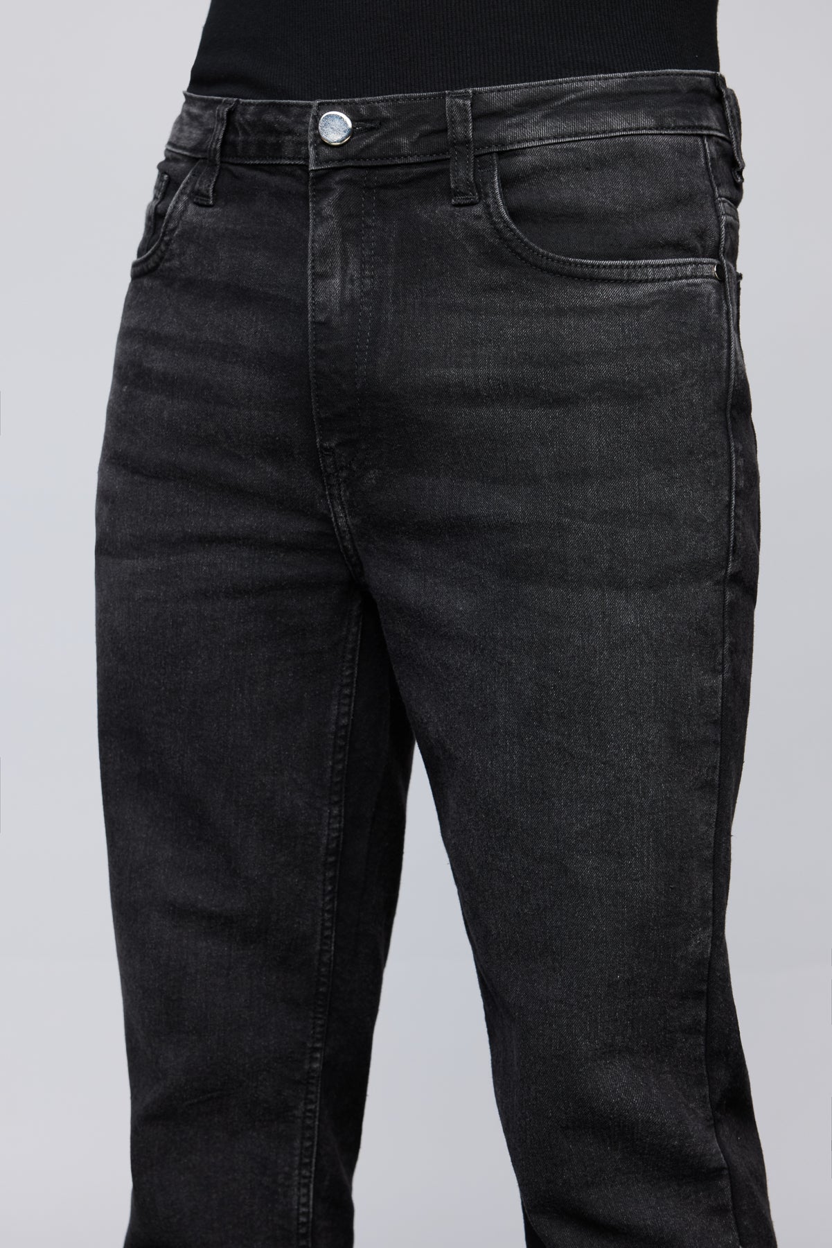 Charcoal Sleek Men's Slim Fit Jeans