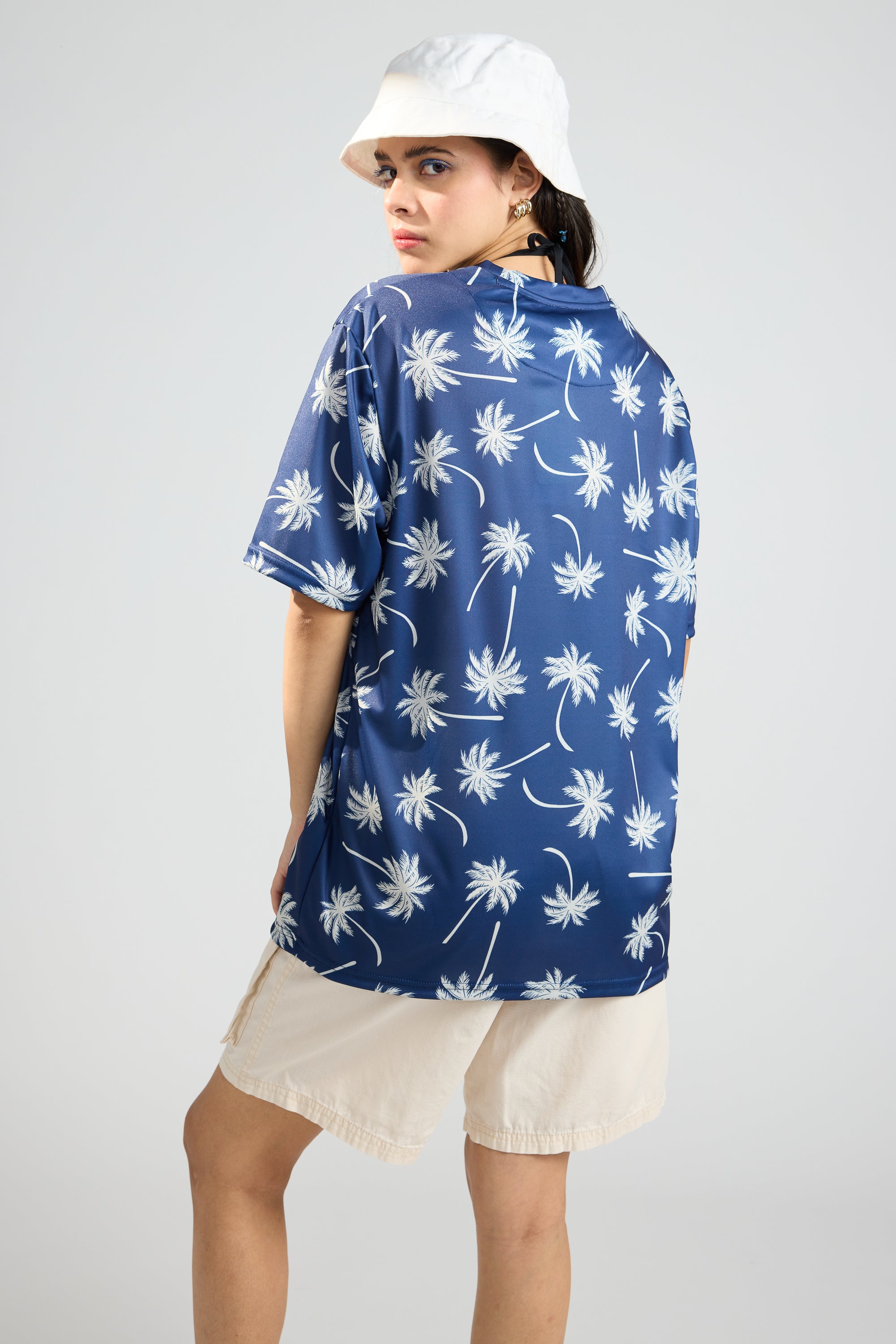 Printed Women's T-Shirt- Coconut Trees