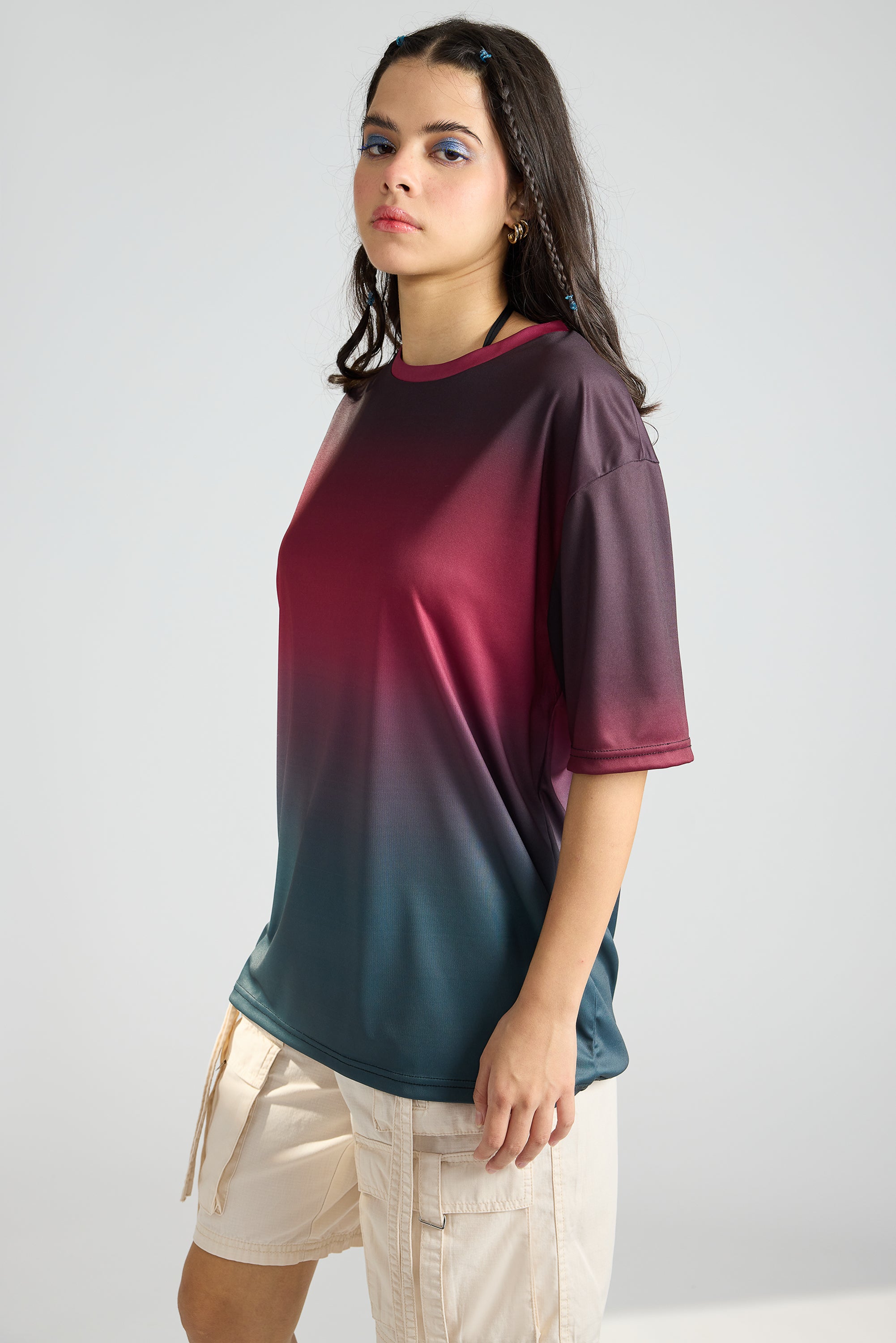 Printed Women's T-Shirt-Gradient