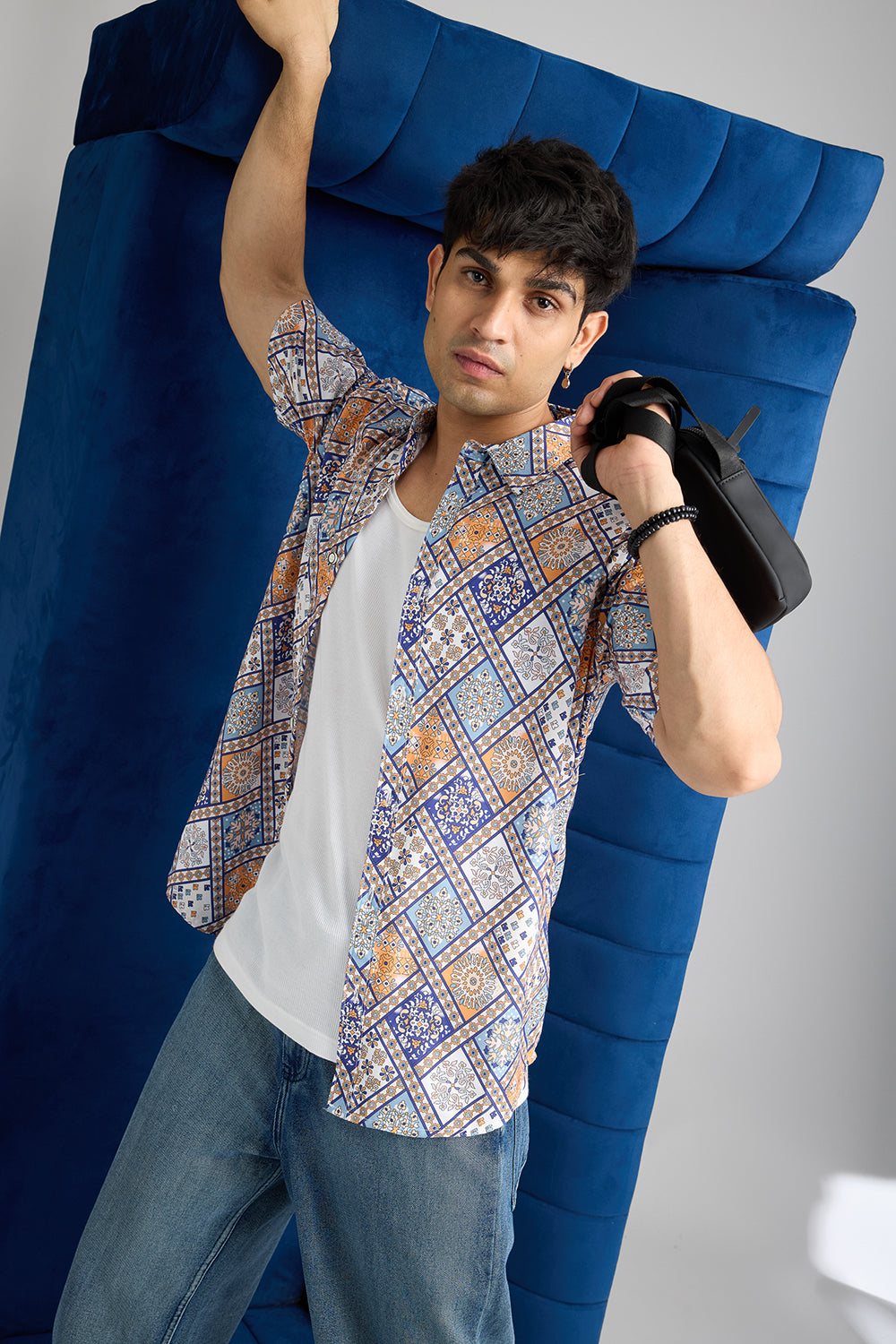 Indie Printed Men's Resort Shirt