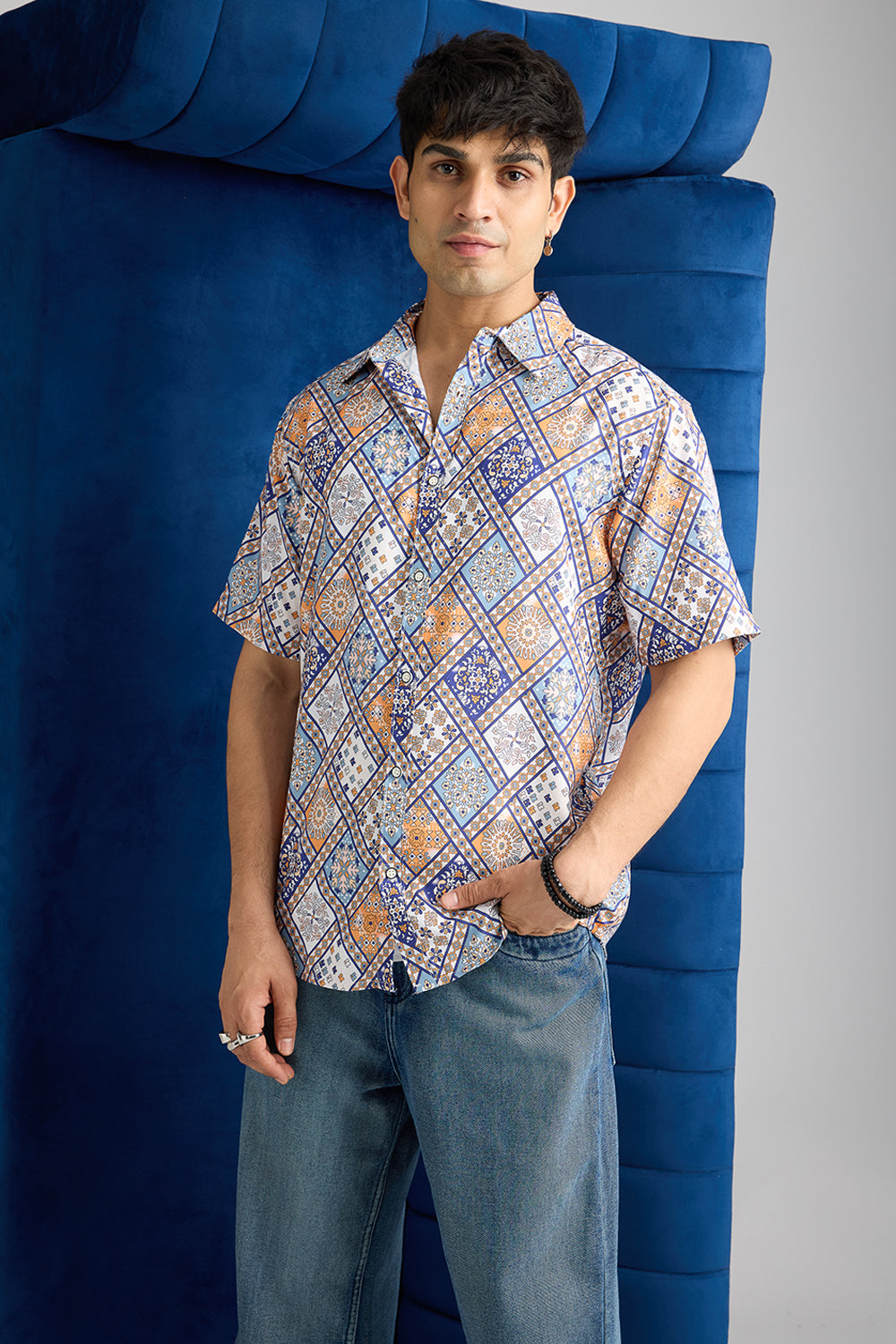 Indie Printed Men's Resort Shirt