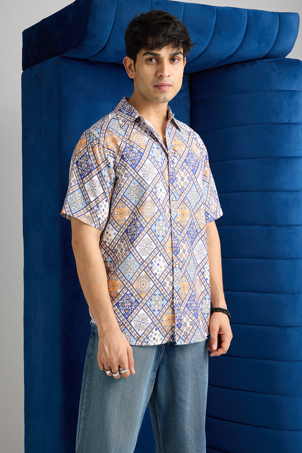 Indie Printed Men's Resort Shirt