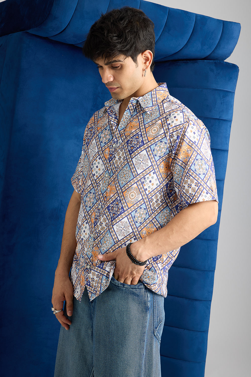 Indie Printed Men's Resort Shirt