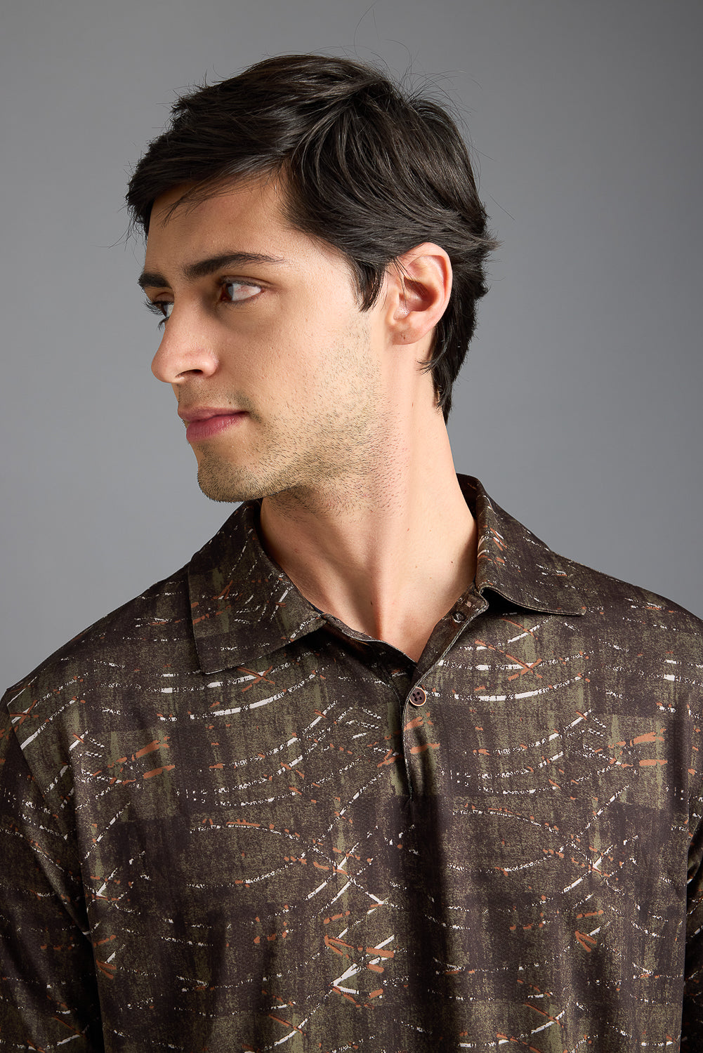 Safari Print Men's Polo T-Shirt