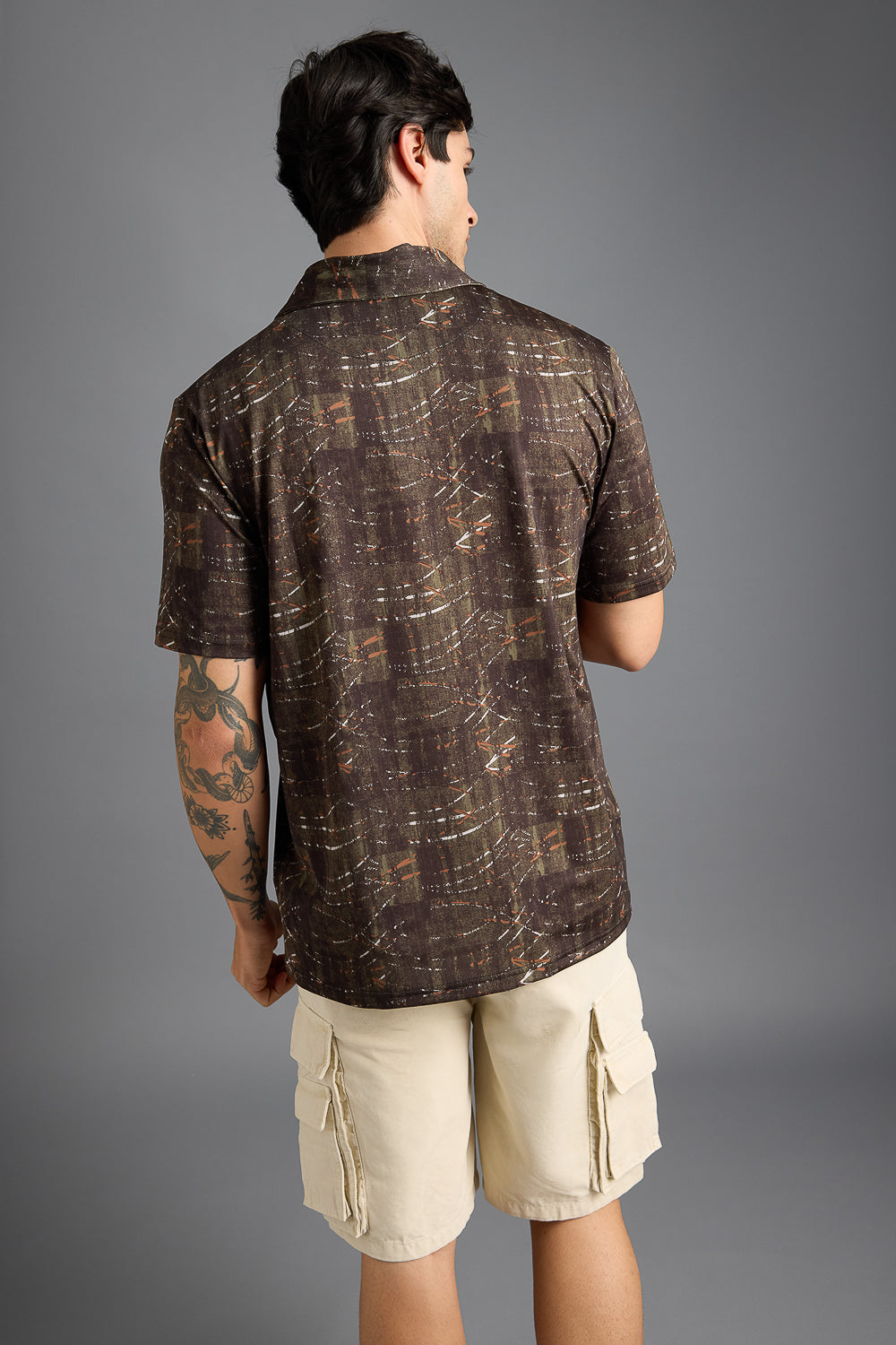 Safari Print Men's Polo T-Shirt