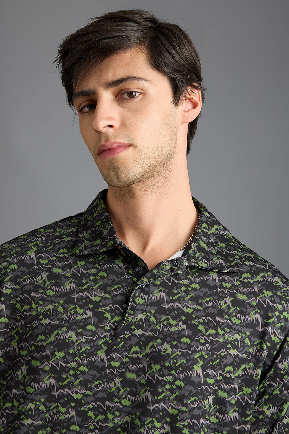 Shanty Print Men's Polo T-Shirt