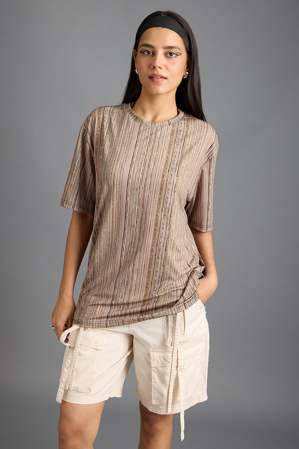 Printed Women's T-Shirt- Earthy